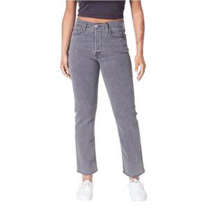 Levi's Wedgie Straight Fit Jeans Size 29 Gray Cosmic Comet